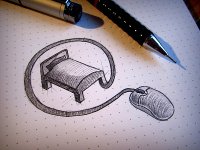 Logo creating process hotel logo logodesign reservation sketch