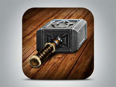 Hammer Icon design hammer icon illustration ios iphone paper pencil sketch