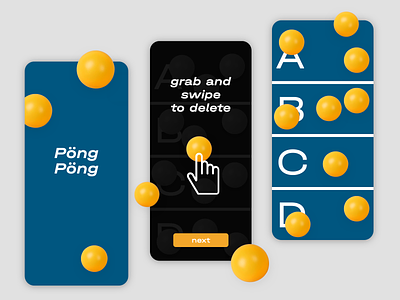 Ping Pong Counter App 🏓 3d app application coach marks counter counts design flat game gamification gaming app instructional overlays instructional overlays minimal mobile app modern pingpong simple typography