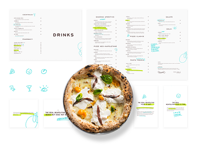 The Mother of Pizza branding design illustration pizza pizza logo pizza menu restaurant restaurant logo typography
