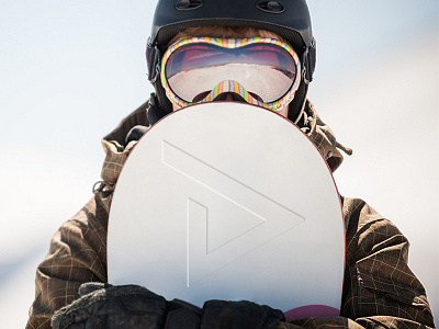 Kikr engraved on snowboard branding engraved gamification kikr logo marketing realistic snowboard