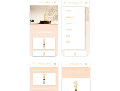 mobile shop branding design graphic design ui ux website