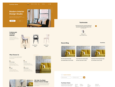 Fashion and Interior Design Website design e commerce e commerce website furniture design interior decoration online shop web design website website design