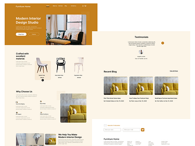 Fashion and Interior Design Website