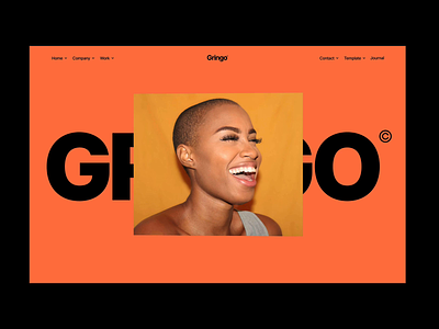 Gringo 3d hero interactions marketplaces templates typography webflow websites