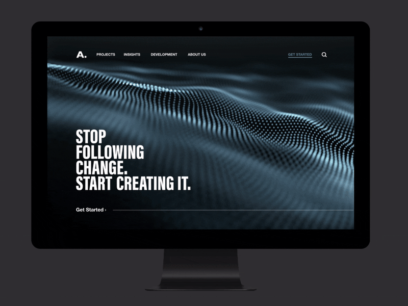 Responsive Splash desktop mobile iphone responsive interaction types interface background video hero gif principle