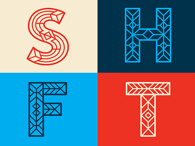 SHFT adrian grenier blue clean entourage kyle anthony miller lines native american red type typography white