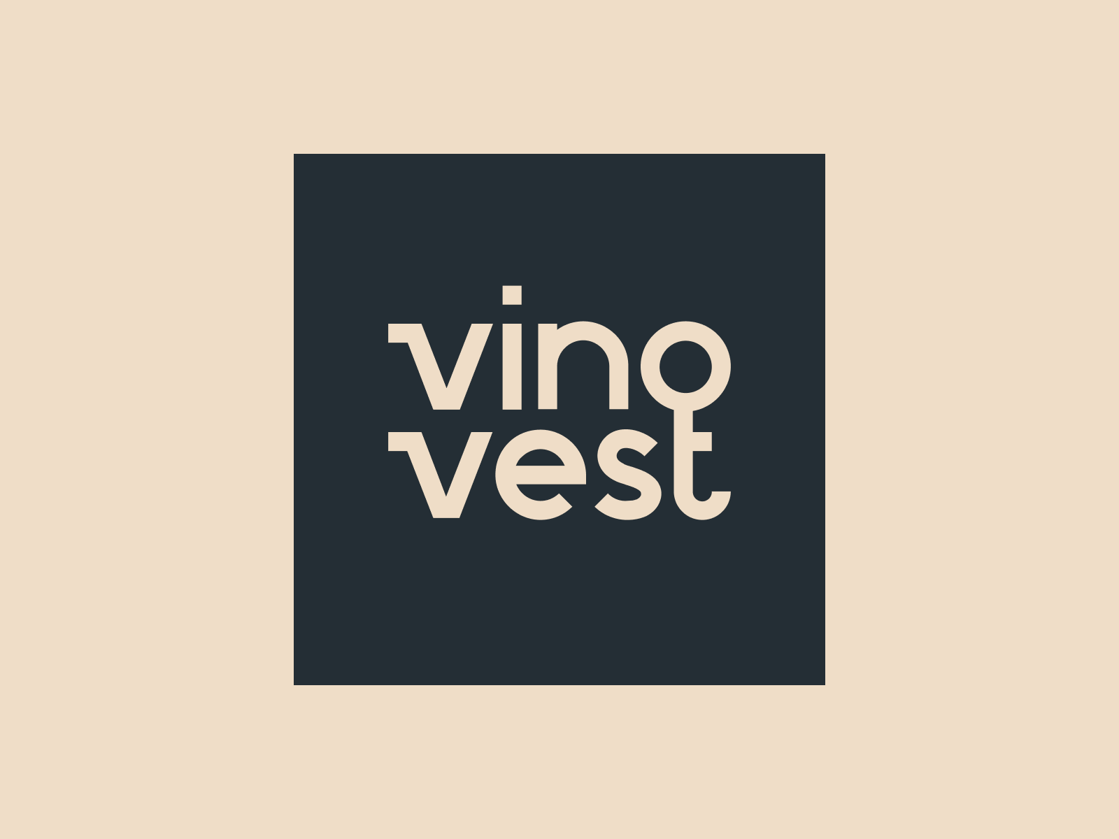 Vinovest Logo brand book brand guide brand identity branding agency custom type direct to consumer invest investing logo logos wine wine investing work mark