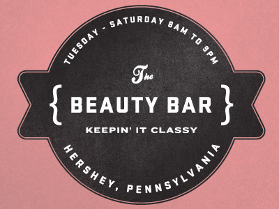 The Beauty Bar kyle anthony logo design