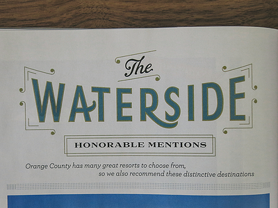 Waterside Honorable Mentions