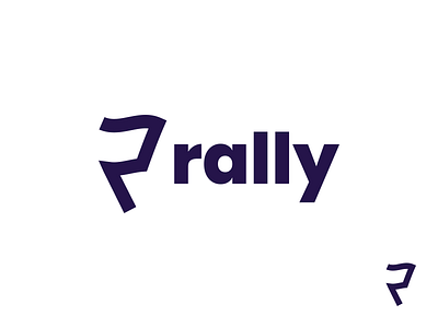 Rally Logo brand brand identity logo logo designer logo mark logos modern logo saas