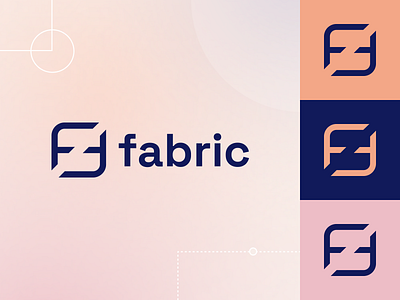 Fabric b2b brand book brand designer brand guide brand guidelines brand identity branding logo logos modern tech tech logo