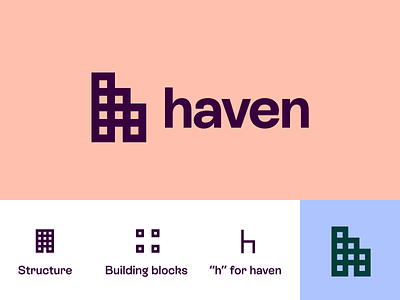 Haven b2b brand brand book brand design brand designer brand guide brand identity branding studio icon logo modern saas