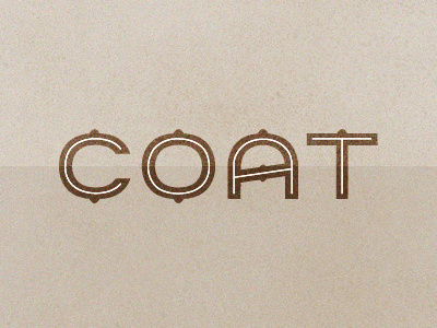 Coat Typeface