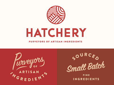 Hatchery Branding artisan branding food identity ingredients logo rebrand
