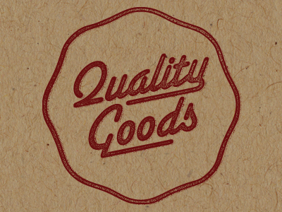 Quality Goods Stamp