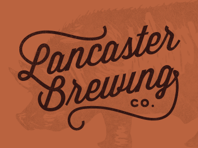 Lancaster Brewing Co. beer lost type timeless typography