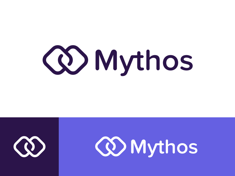 Mythos Logo brand identity logo money transfer coin start up ico cryptocurrency crypto blockchain
