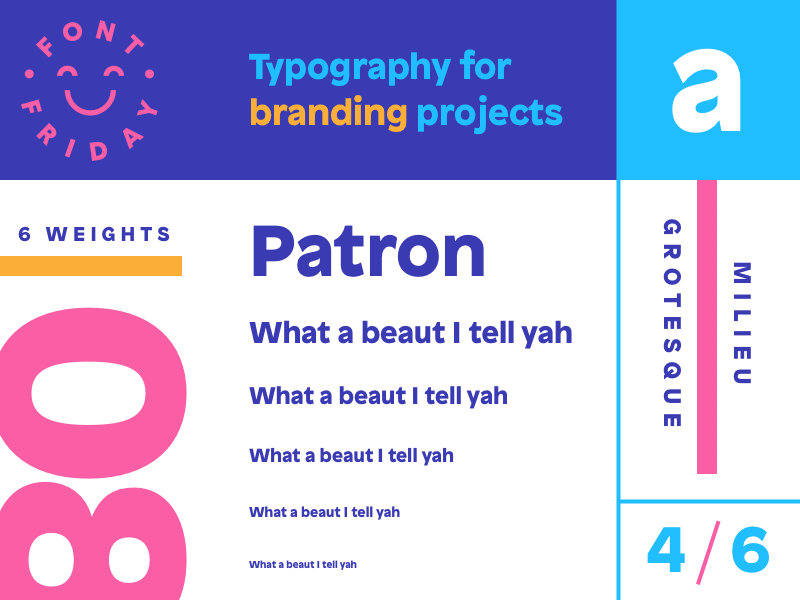 Font Friday 08 brand brand design brand designer brand guide brand identity color font type typography