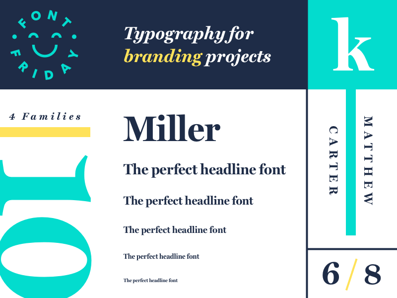 Font Friday 10 brand brand guide brand identity font pairings layout style guide type typography