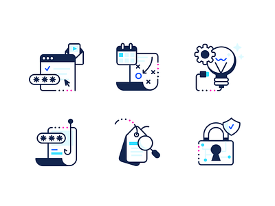 Compliance Icons brand brand identity icon icon set iconography icons illustration illustrator line art