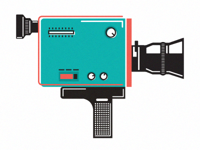 8mm Camcorder camcorder illustration vintage