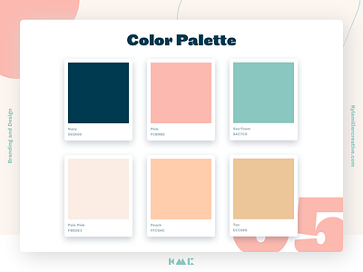 Color Palette 05 brand brand identity branding color palette colors typography