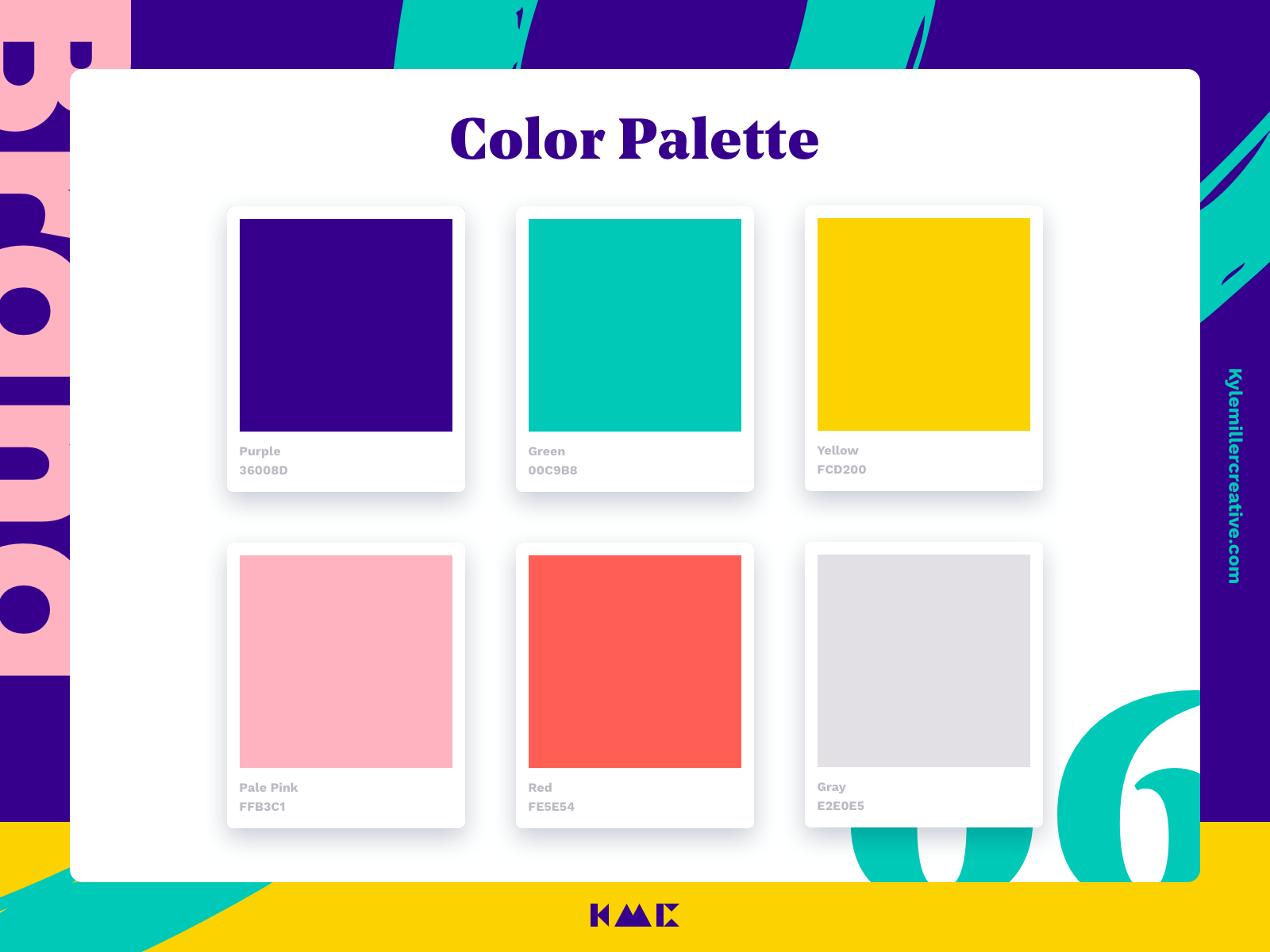 Color Palette 06 by Kyle Anthony Miller on Dribbble