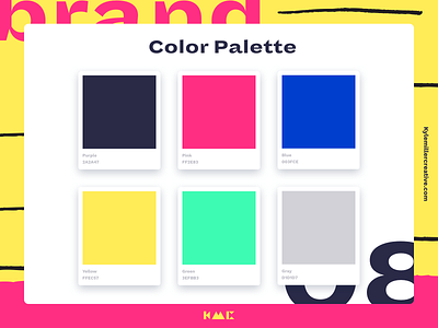 Color Palette 08 brand brand guide brand identity branding colors colors palette illustration style guide typography