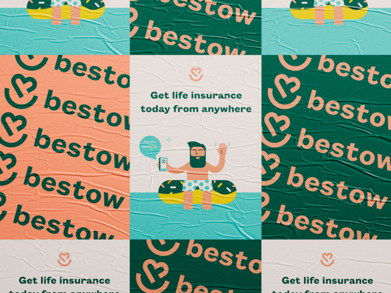 Bestow Rebrand brand brand design brand designer brand identity branding illustration life insurance logo modern typography webdesign