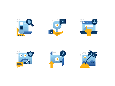 Fin Tech Icon Set beach branding dashboard finance finance app financial fintech fintech app icon icon set iconography icons invest money onboarding smart