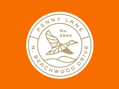 Penny Lane dog tag engraved hunting hunting dog kyle anthony miller line logo weimaraner