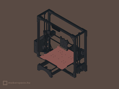 Makerspace - 3d Printer 2 3d printer create isometric make maker maker movement makerspace tools