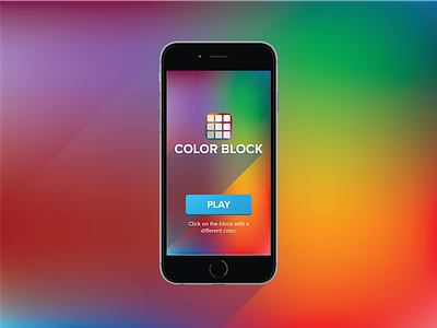 Color Chase iPhone app block blur chase color game icon iphone