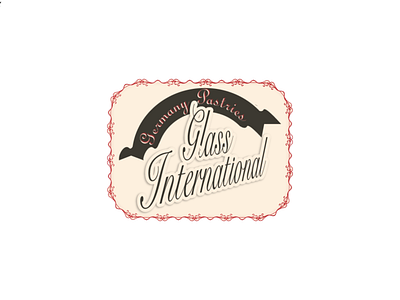 Glass International logo branding design graphic design illustration logo typography ui vector