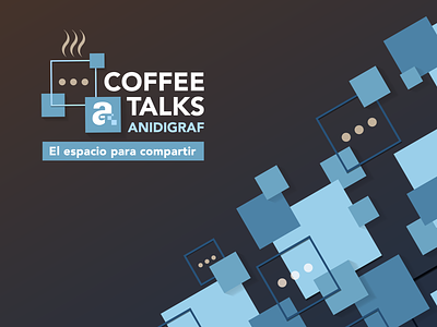Imagen Coffee Talks ANIDIGRAF (2021) branding design logo