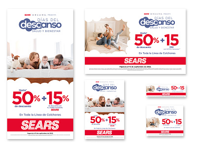 Banners para Sears advertising digital