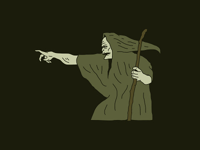 Reaper death grave horror illustration reaper wizard