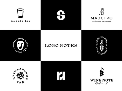 LOGO NOTES branding logo logos music notes