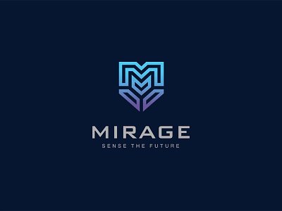 Mirage armor cyber cybersecurity helmet logo logomark logos protection shield