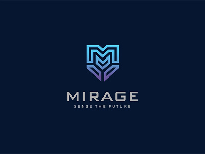 Mirage armor cyber cybersecurity helmet logo logomark logos protection shield