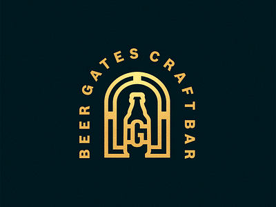 BEER GATES beer gates graphicdesign logo logodesign logomark