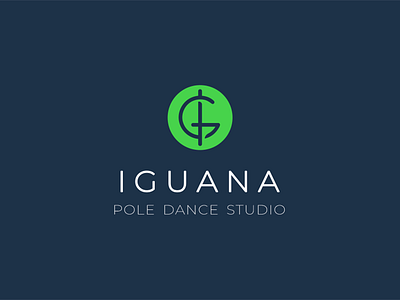 iguana branding iguana logo logodesign lotypes monogram design monogram ig pole dance