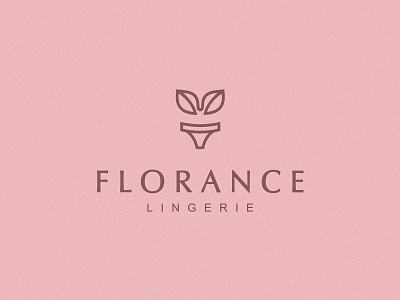 Florance beuty bra branding cotton flower flower pot identity leaf lingerie logo logo for sale logodesign logoidea logomark logotype nature unused woman