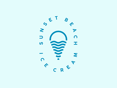 Sunset beach ice cream