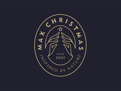 Max Christmas 2022 branding christmas christmas tree design fir graphicdesign hands logo logodesign logomark logotype new year 2022 xmas