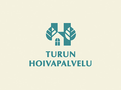 Turin Hoivapalvelu branding design graphicdesign health recovery home house letterh logo logodesign logomark logotype monogram nature