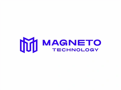 MAGNETO TECHNOLOGY branding design graphicdesign logo logodesign logomark logotype mt technology