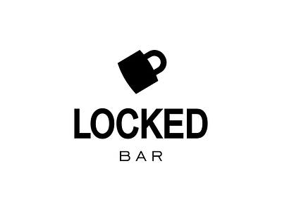 Locked alcohol bar beer branding design drink graphicdesign icon lock locked logo logo for sale logodesign logomark logotype mag unused