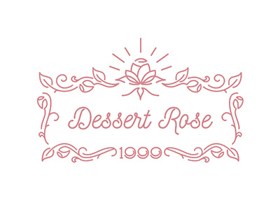 Dessert Rose flower restaurant rose sweet shop
